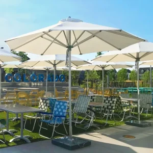 Advertising Beach Umbrella Parasol 1.5M Radii Uv Protection Beach Garden Parasol Patio Outdoor Umbrella Factory Price