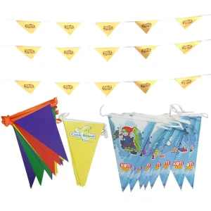 Advertising Bunting Flags Custom Size Outdoor Activities Decorate Pennants String Flags