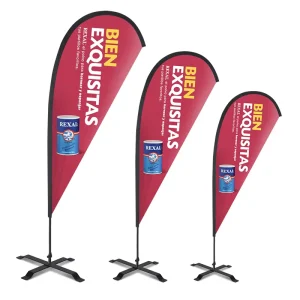 Advertising Custom Flying Banners Teardrop Flag Feather Flag Banners Beach Flags