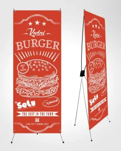 Advertising Custom logo Roll up X Banner Stand Digital Printing X Banner for Business