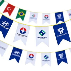 Advertising DIY Hanging Bunting Flags Grand Opening Party Decorations with String Pennant Banners for Promotion