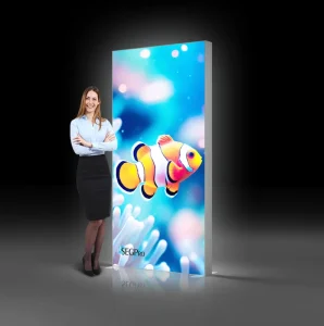 Advertising Display Light Box Backlit SEG Frame Fabric LED Light Box Display Exhibition Booth Fabric