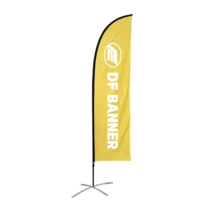 Advertising Exhibition Event Outdoor Flying Beach Flag Banner Teardrop Flag With logo and Stand