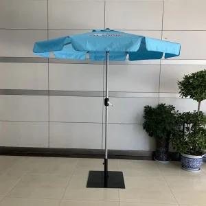 Advertising Foldable Eco Friendly Garden Umbrella Waterproof UV Protection Aluminum Pole Cross Base for Outdoor Furniture Park