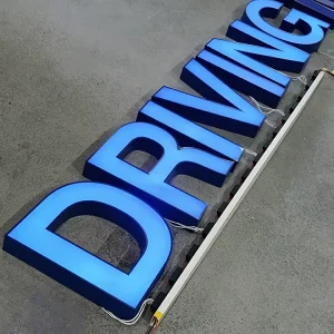 Advertising Illuminated Outdoor LED Letter Business Store Front Sign 3D Acrylic Light Up Custom Logo Electronic Sign