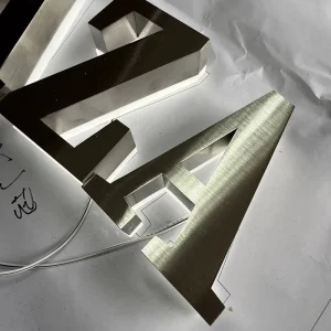 Advertising Illuminated Outdoor Light LED Letter Waterproof IP65 Acrylic Stainless Steel Letters Signage