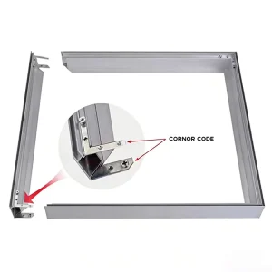 Advertising LED Light Box Frameless Aluminum Profile Hanging Rectangle High Brightness Waterproof 0.8mm 1mm 1.2mm Thickness