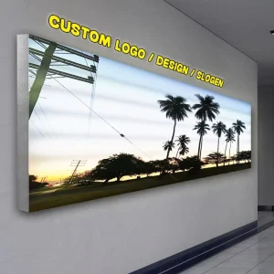 Advertising Led Menu Board Uv Soft Film Light Box Profile Led Wall Light Box
