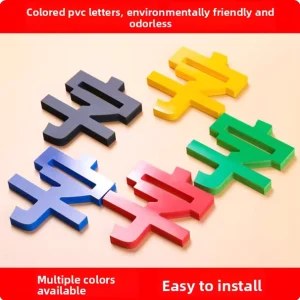 Advertising Letters PVC Foam Board Storefront Three Dimensional Custom Engraving Image Walls Cultural Background Walls Signboard