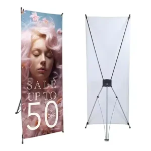 Advertising Modern X Stand Display Banner Digital Printing for Portable High Quality X Banner Stand for Corporate Events