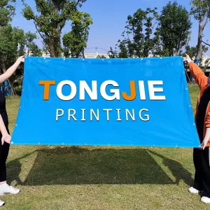 Advertising Outdoor Windproof Portable Digital Printing Mesh Polyester Lightweight Durable UV Resistant Weather Resistant Banner
