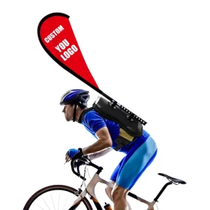 Advertising Pennant Backpack Flag with Flagpole Custom Printing Waterproof Aluminum Alloy Outdoor Promotional Use