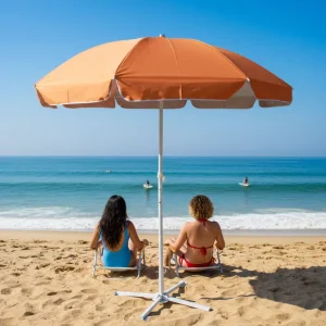 Advertising Portable Beach Parasol Umbrellas Outdoor Sun Garden Parasol Umbrella