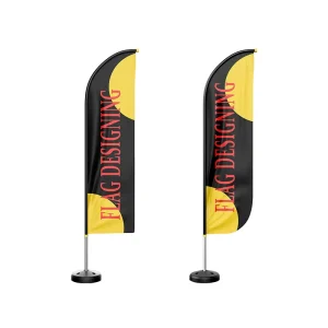 Advertising Print Logo Beachflag Banners Feather Flags Custom Advertisement Banner for Outdoor Events