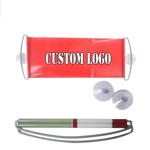 Advertising Product Full Color LOGO Printed Sports Portable Cheering Scrolling Retractable Handheld Banners