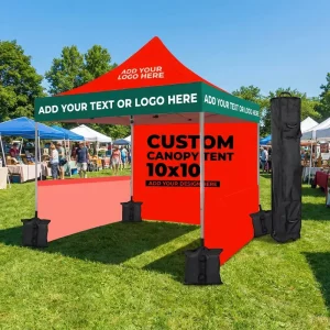 Advertising Promotion Canopy Pop up Tent Easy to Set up Heavy Duty Foldable Waterproof Tent Gazebo for Trade Show