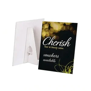 Advertising Promotion PVC Foam Board Tabletop Display Counter Cards Sign Board With Stand Printing