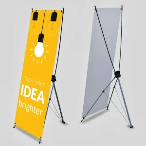 Advertising Sport Events Campaigns X Stand Display Banner Advertisement Poster X Stand Banner for Promotion