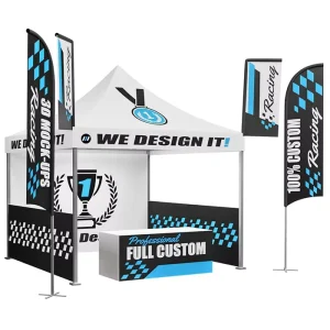 Advertising Trade Show Personalized 600D PU coated Polyester Waterproof 10x10ft Pop up Custom Canopy Tent