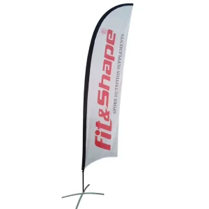 Advertising Usage Custom Wind Feather Flag J Flag Banner