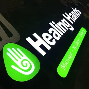 Advertising Waterproof Outdoor Signage 3D Front Lit Acrylic LED Channel Letter Outdoor Wall Sign