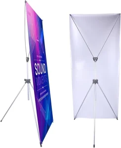 Advertising X Banner Pull up Backdrop Advertising Roll up Banner for Trade Show Stand X Banner Stand