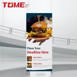Advertising X Banner Stand 60 X 160 cm 80 X 180 cm for Trade Show Stand X Banner Stand