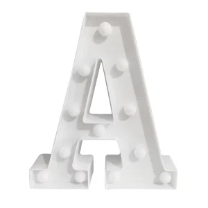 Alphabet Letter LED Night Light with Luminous Number Lamp Battery Powered Home Wedding Birthday Christmas Party Decoration