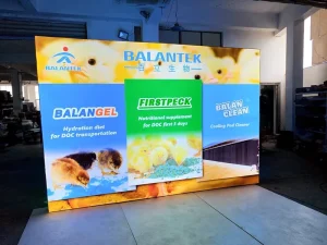 Aluminium Profile Light Box SEG Display Stand for Trade Show Booth LED Light Box Decoration Stand