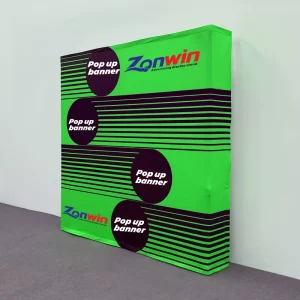 Aluminium Trade Display Popup Display Backdrop Customized Photo Wall 7.5×7.5 ft pop up Backdrop 7.5 X 10 Foldable Backdrop Stand