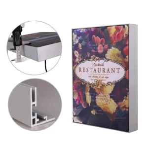 Aluminum Carpentry Light Box Advertising Display Light Box Supplier 4cm Fabric Light Box Aluminum Profile