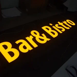 Aluminum Channel Letter With LED Light Letter For Invitation Letters
