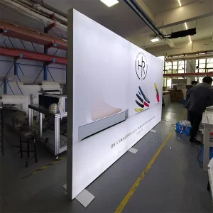 Aluminum Frame Illuminated Fabric Standing Led Light Box for Advertising