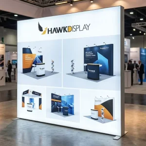 Aluminum LED Advertising Lightbox Stand System Modular Double Sided Backlit Frame for Commercial Event Signage