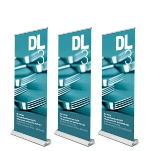 Aluminum Luxury Tear Drop Retractable Banner Roll Up Banner Stand Advertaising Display Stand