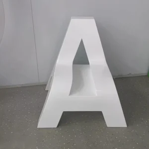 Aluminum Metal Letters Factory Custom Letter shaped Chair Metal Frame logo for Party Events Home Use