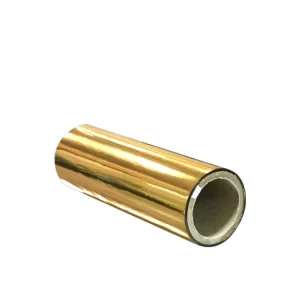 Aluminum PET Metallized Film Roll EVA Thermal Hot Lamination Film Glossy Printing Material Shiny Reflective Appearance Plastic