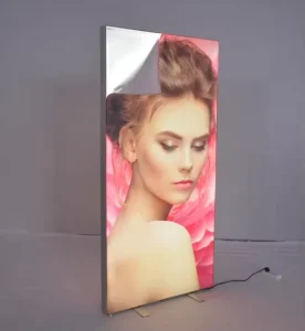 Aluminum Profile LED Light Box Portable Dye Sublimation Customized Size Waterproof for Trade Exhibitions and Indoor outdoor Use