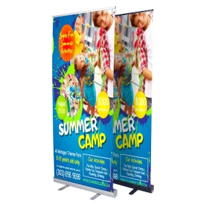 Aluminum Promotional Advertising Banner Display Portable PVC PP Custom Print Roll up Banner Stand