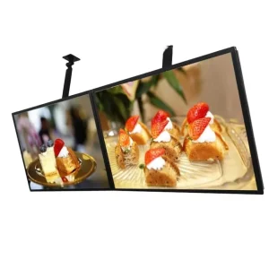 Aluminum Rectangle Paper Thin Magnetic Light Panel 8mm Slim LED Billboard Wall Mounted Cafeteria Menu Order Board Food