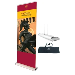 Aluminum Roll up Display Advertising Banner Stand Printed Retractable Banners Standee