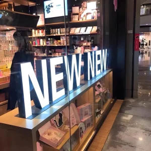 Aluminum Trimless Front Lit LED Letters Custom Sign for Advertising Decoration IP65 Waterproof Outdoor Use