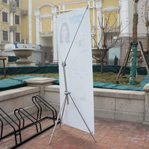 American Style X Banner Stand Display Adjustable