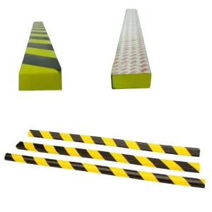 Anti-Collision Corner Protection PVC Strip Thickened for Garage Warning EVA Thickened Anti-Collision Strip for Traffic