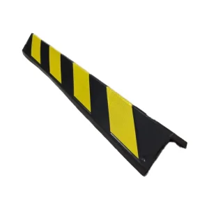 Anti-Collision Corner Protection Rubber Traffic Signs Reflective Wall Warning Strip for Straight Corners in Garages