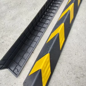 Anti Collision Corner Protection Rubber Traffic Signs Reflective Wall Warning Strip for Straight Corners in Garages