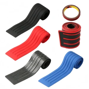 Anti-Collision Rubber Trunk Strip for Car Soft Flexible Colorful Sticker Bumper Protector Guard