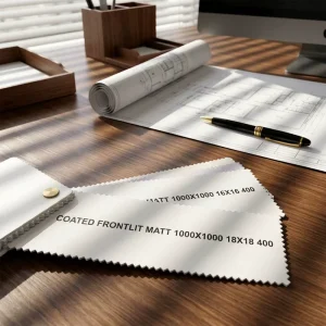Anti Curling Black Back PVC Flex Banner Blockout Roll Material for Double Sided Printing and Indoor Outdoor Banner