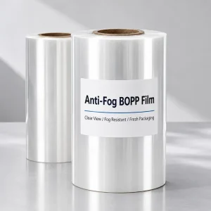 Anti Fog BOPP Film High Clarity Mist Free 15mic for Bakery Deli Salad Ready Meal Transparent View OEM Custom