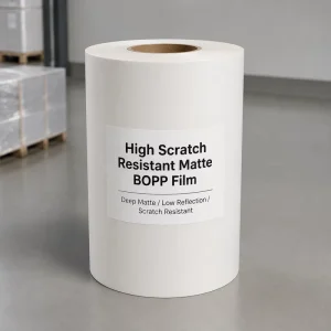 Anti Scratch BOPP Film Matte vs Glossy Soft Touch Proof Scuff Resistant Hard Coating Thermal Lamination Film for Box Packaging